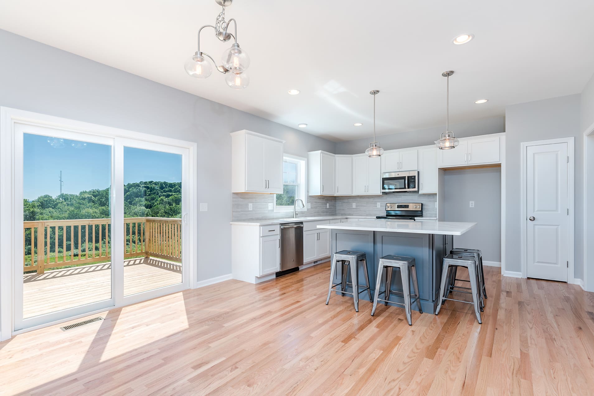 Basement Remodeling in Connecticut - Beautiful%20Kitchen%20Remodel%20with%20Sliding%20Glass%20Patio%20Door%20%20%7C%20Sunwood%20Home%20Builders%20 %20Remodelers 