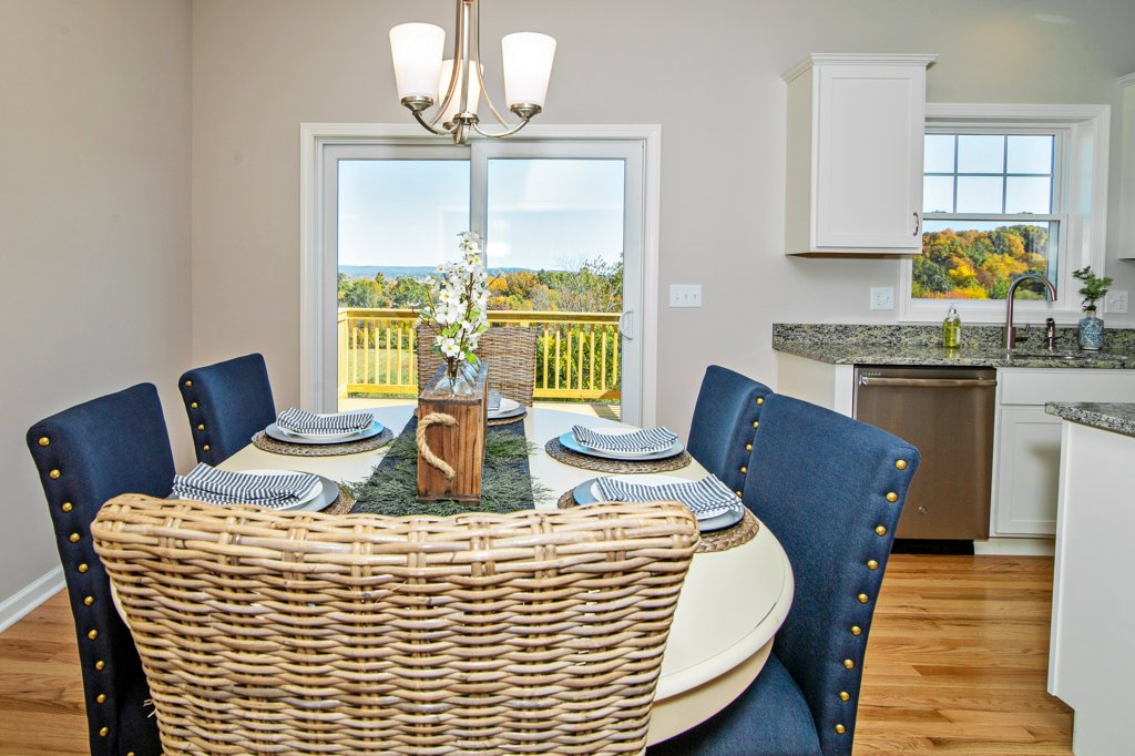 Kitchen Table with Patio Door View  | Sunwood Home Builders & Remodelers